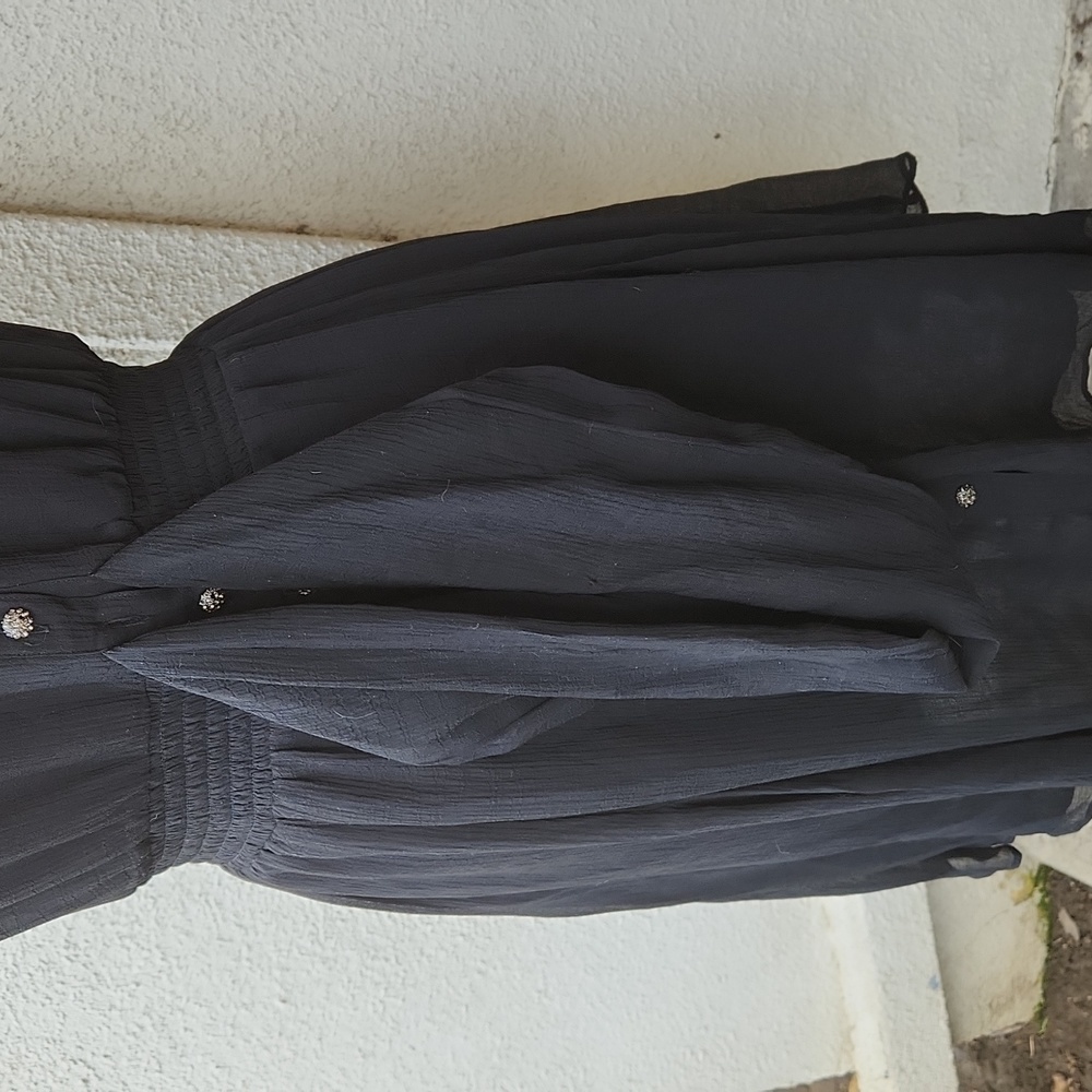 Karl Lagerfeld Black Dress - Size 10 - Picture 4 of 11